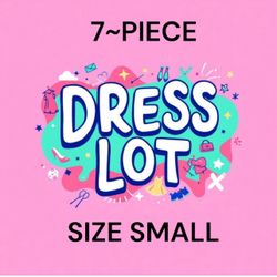 7~piece Boutique Label Dress Lot Size Small 