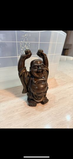 Vintage Chinese Hand Carved Statue