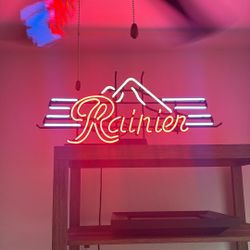 Rainier Antique Neon Sign Fully Function 