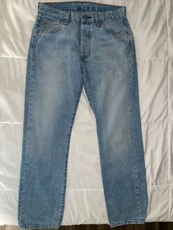 Levi 501 Light Blue Jeans