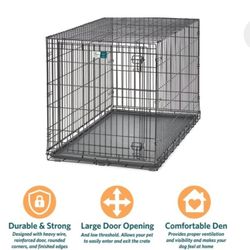 XL 48" Foldable Dog Crate 