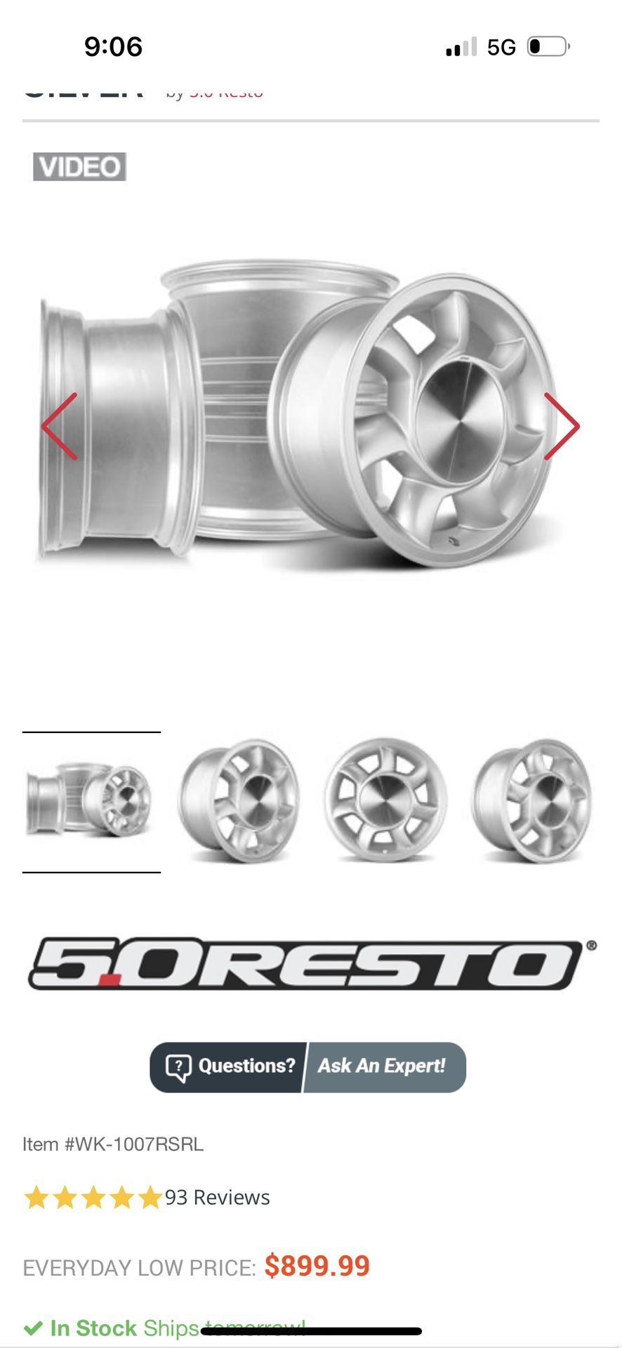 Mustang Fox Body 5.0 Cobra Wheels