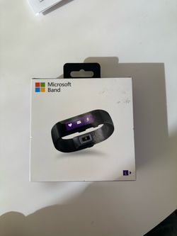 Vintage Microsoft Band Fitness Tracker - Size Large (Rare Collector's Item) - New in Box