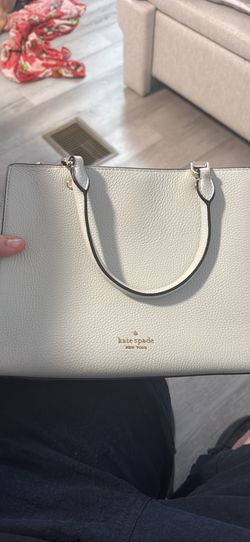 Kate Spade White Tote Handbag & Wallet Set