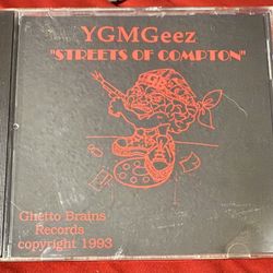YGM Geez - Streets Of Compton CD Gangsta Rap
