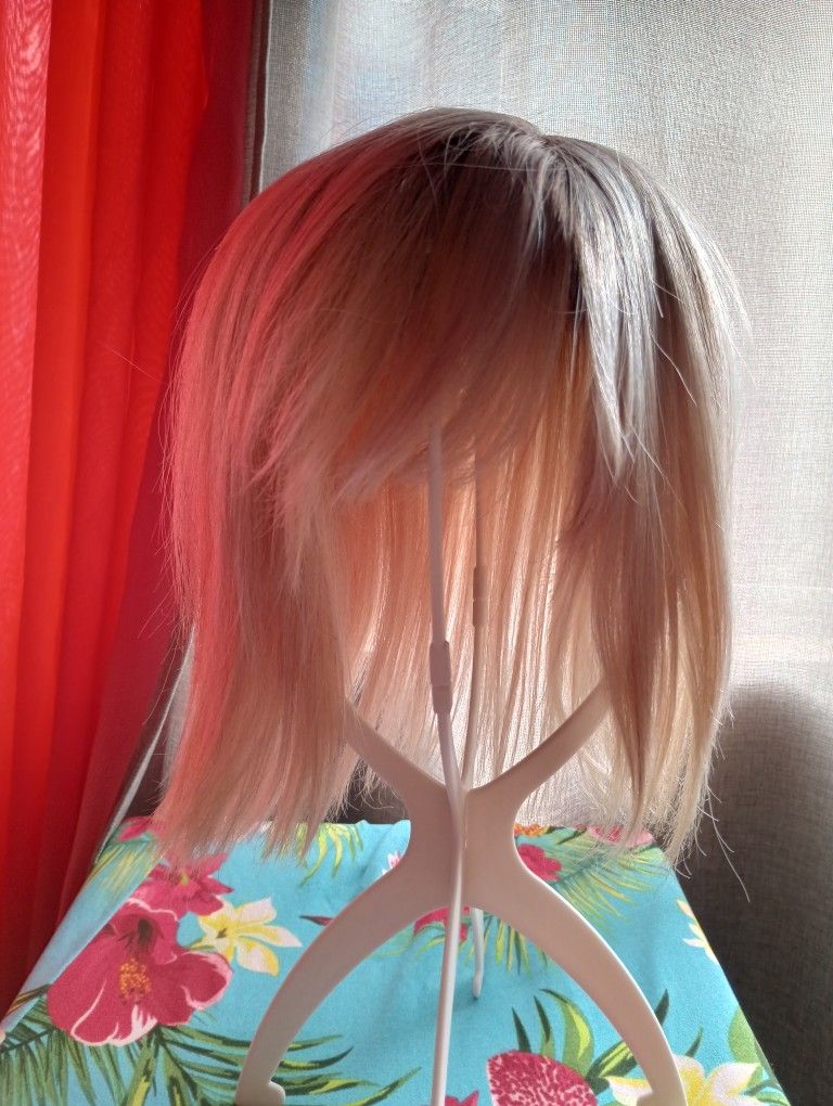 Blonde Human Hair Topper