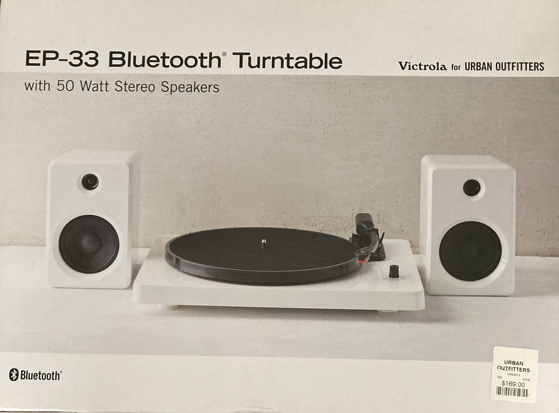 Victrola EP Bluetooth Turntable With 50 Watt Stereo Speakers