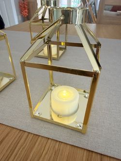 Mini Gold lanterns
