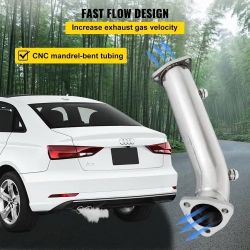 Stainless Steel CNC Mandrel-Bent Exhaust Downpipe
