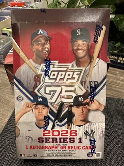 2026 Topps Series 1 Sealed  Hobby Box  (75th Anniversary)