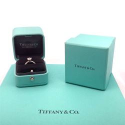 Tiffany & Co. Lady's Platinum Diamond Solitaire Ring .950 Platinum (PO1020912)