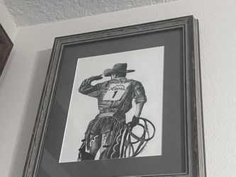 A Nice Pencil Cowboy Frame