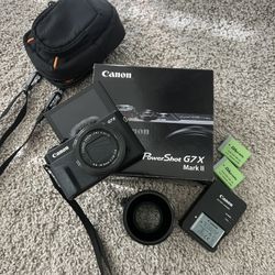 Canon Powershot G7X Mark ii
