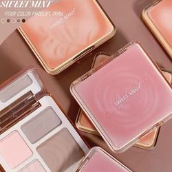Judy Doll Sweet Mint 2 In 1 Face Highlighter & Contour Palette, for All Day Wear