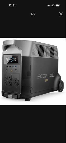 EF ECOFLOW Portable Power Station 3600Wh DELTA Pro, 120V 3600W AC Output 2.7H Fast Charge Power Station, Expandable up to 25kWh, Solar Generator for H