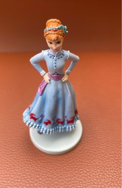 Collectible Princess ANNA Figure/Cake Topper from the Movie FROZEN ©Disney -3.5"