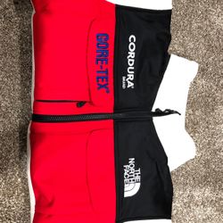 Supreme tnf expedition white fleece medium