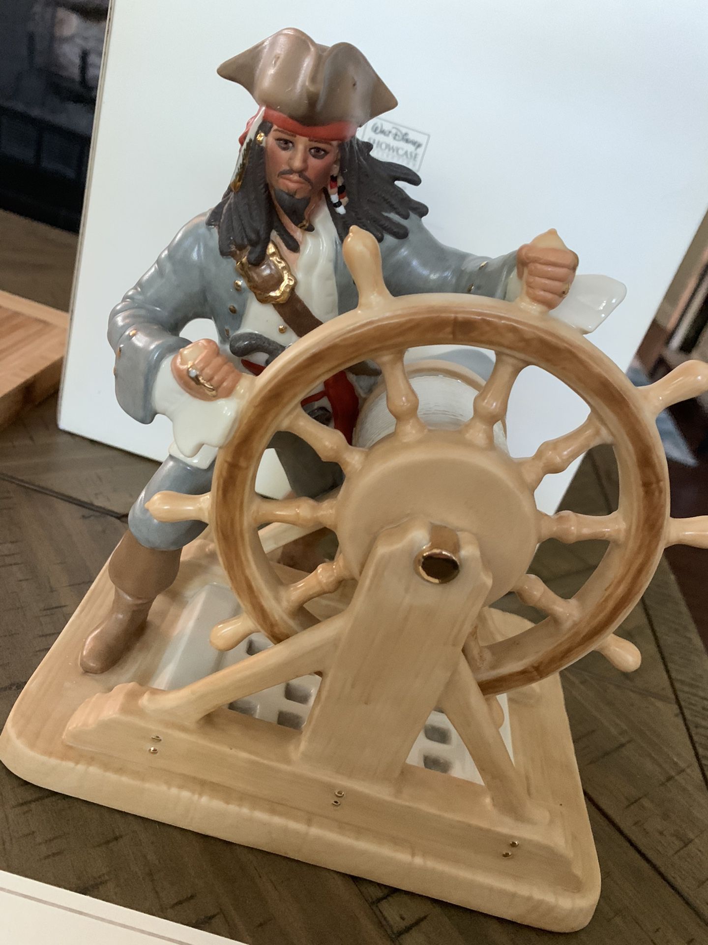 Disney Pirates of the Caribbean Captain Jack Sparrow Figurine by Lenox