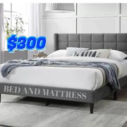 Queen Size Bed And Mattress 