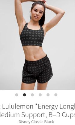 Lululemon x Disney  *Energy Longline Bra