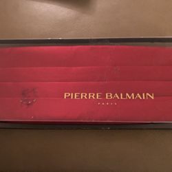 New Pierre Balmain Silk Tuxedo cummerbund red