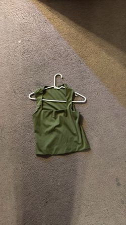 Olive green shirt-$10 OBO- pickup today