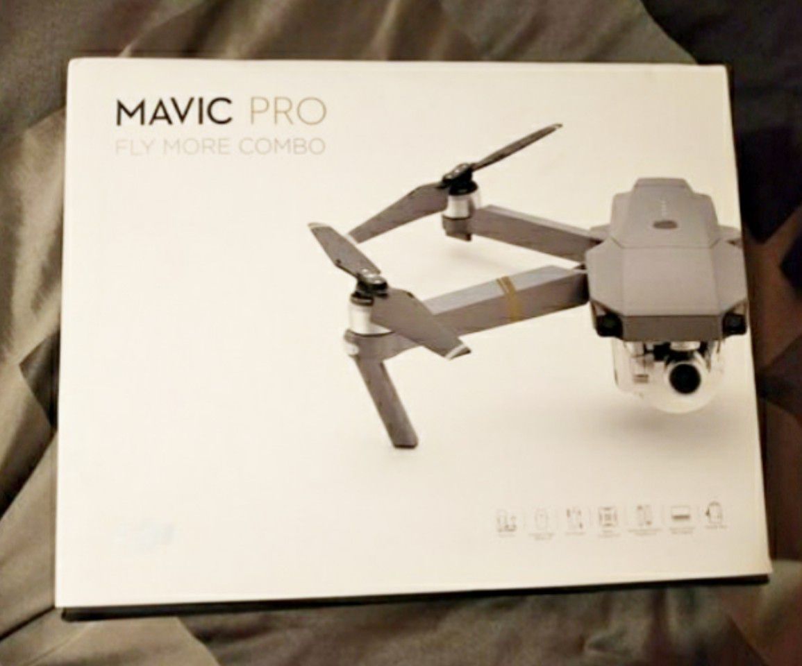 Used once New Drone , DJI Mavic Pro FlyMore Combo