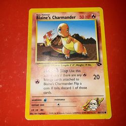 Blaines Charmander 60/132 Gym Challenge Unlimited MP