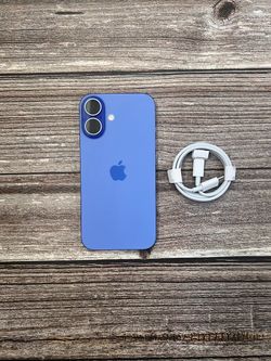 iPhone 16 Blue UNLOCKED FOR ANY CARRIER!