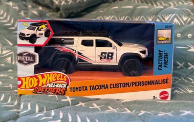Hot Wheels Toyota Tacoma Custom Pull-Back Speeders Factory Fresh Metal 1:43