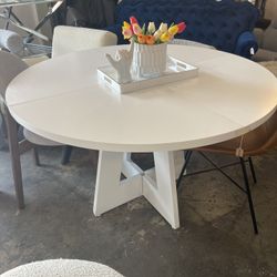 New Round Dining Table 47” Delivery Available 