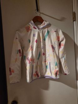 Girls zella medium coat, size M