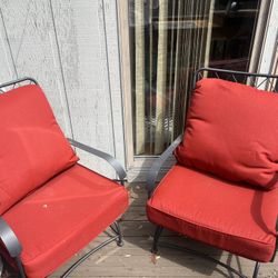 Outdoor Cushioned Rocking Chairs