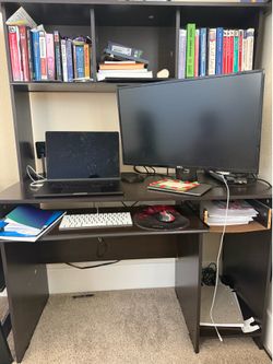 Computer desk with storage