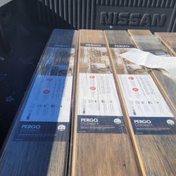 12 Cajas De Piso De Madera 