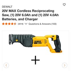Dewalt Sawzall 