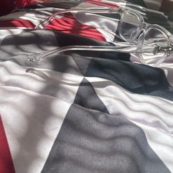 Chrome heart glasses