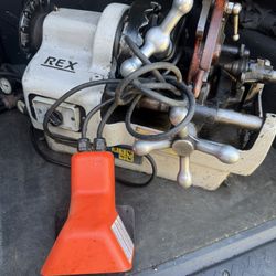2” Rex Pipe Threader Machine Good Condition Pipe Threading Machine 