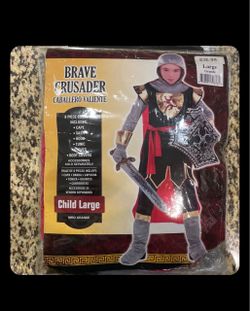 Brave Crusader Kids Costume Child Large