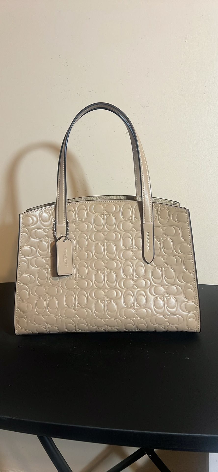 Coach Charlie Carryall 28 Tote in Signature Leather