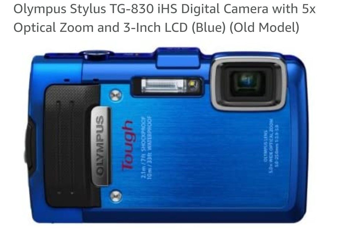 Olympus Stylus TG - 830 underwater camera. Costs more on Amazon