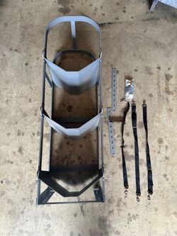 Holman Kargo Master Heavy Duty Steel 3 Tier Refrigerant Tank Rack 13.5"W x 43"H