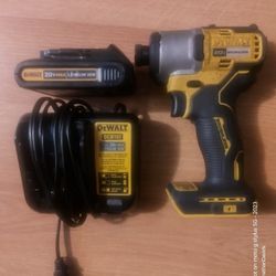 DeWalt 20VLT.  Impact W. CHARGER AND BATTERY