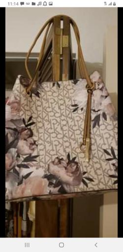 Calvin Klein Woman Bag Floral Big Size 