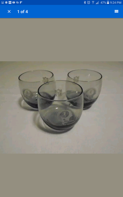 Washington Redskins Vintage Charcoal Tumblers (3)