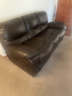 Leather couch