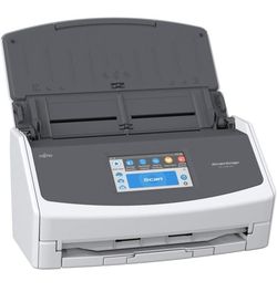 ScanSnap Fujitsu iX1500 Color Duplex Document Scanner with Touch Screen for Mac or PC, White