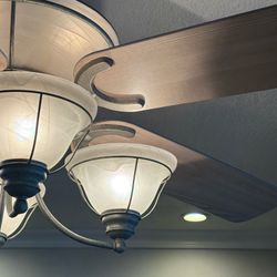 50 inch ceiling fan with lighting and dimmer