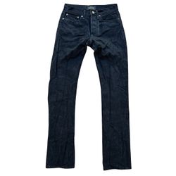 Schaeffer's Garment Hotel 101 Standard Straight Jean Sulphur Black Raw Denim 30