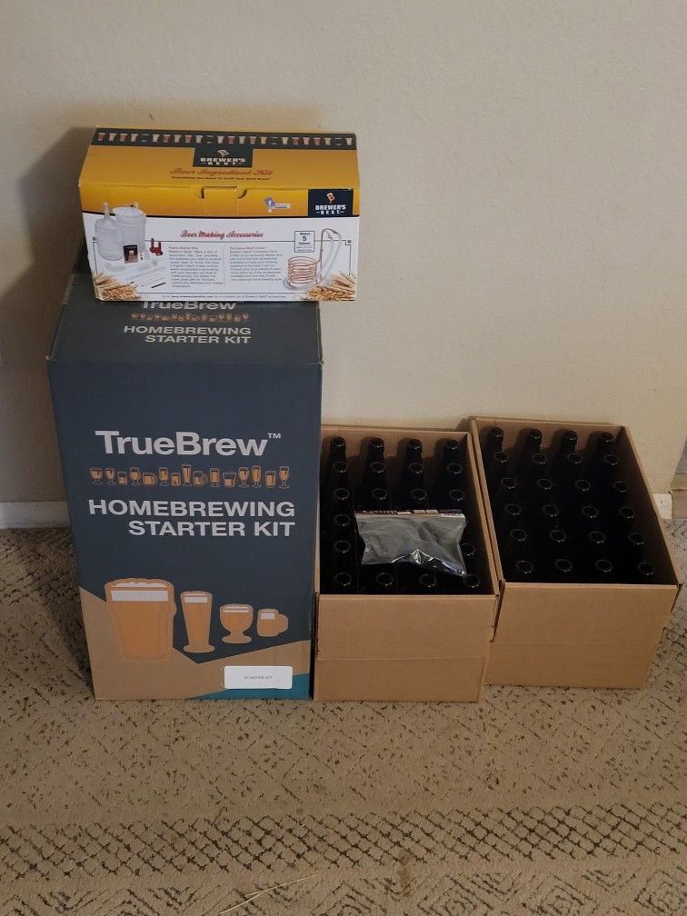 TrueBrew Starter Kit with 24 Bottles and Auto-Siphon Clamp